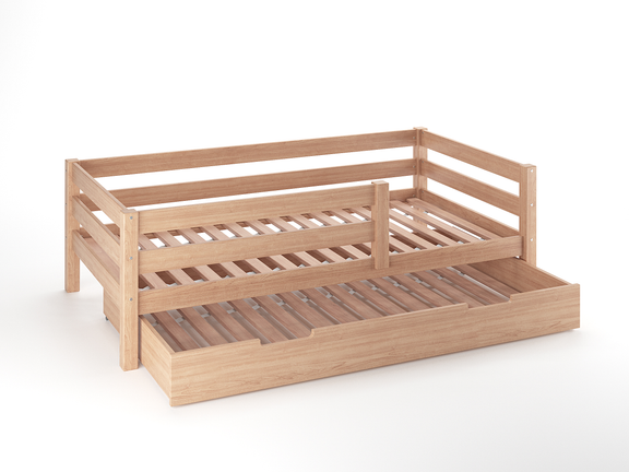 Solid Wood Trundle Bed