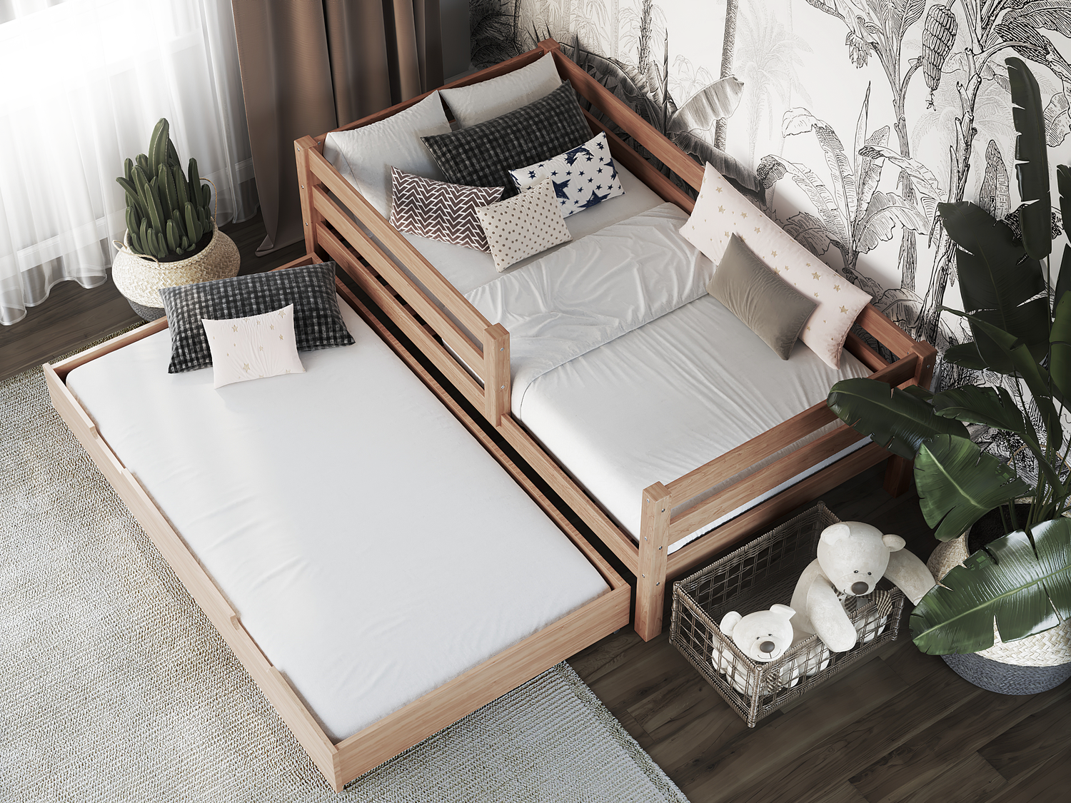 Montessori Trundle Bed