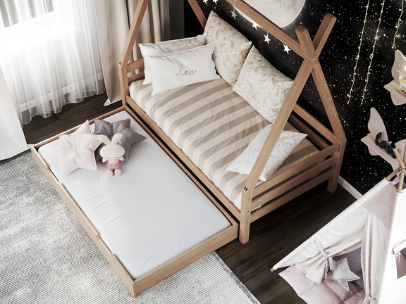 Kids Bed With Roof