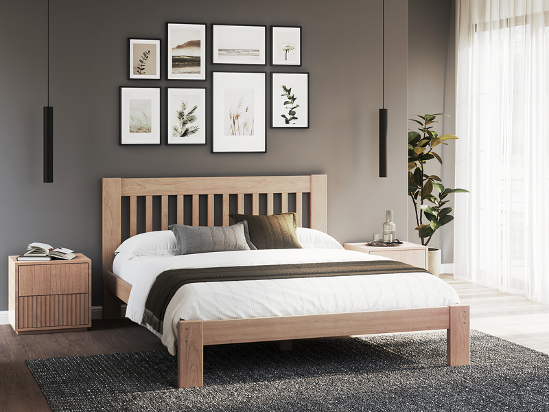 Abby Natural Queen Bed