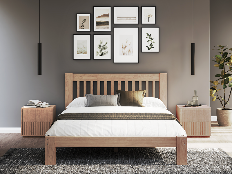 Abby Natural Queen Bed