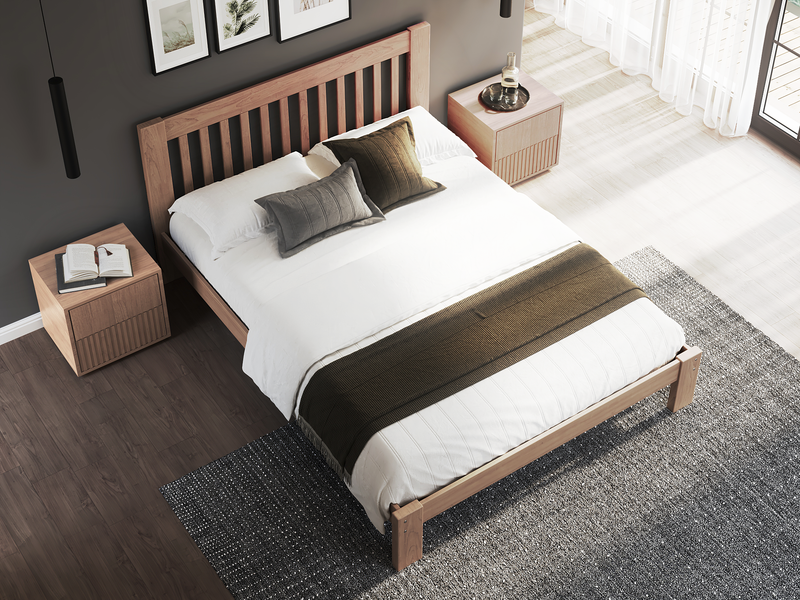 Abby Natural Queen Bed