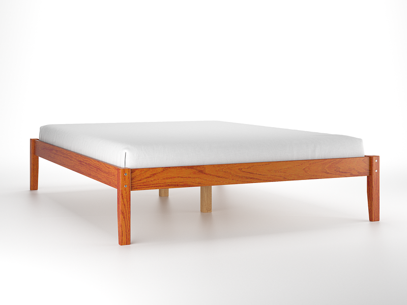 Mary Cherry Platform Queen Bed