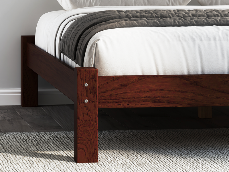 Queen Bed Base Solid Wood