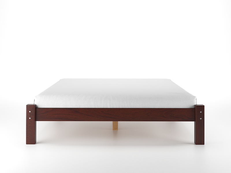 Solid Wood Queen Bed Base