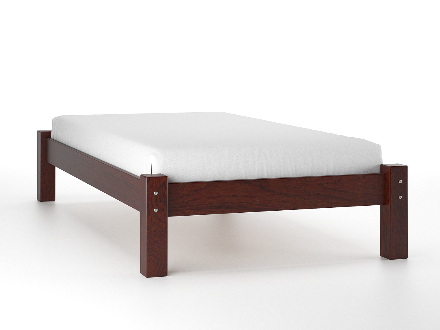 Dark Walnut Twin Size Bed